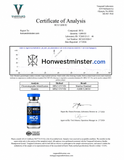 G. C. H. 5000ius certificate of analysis